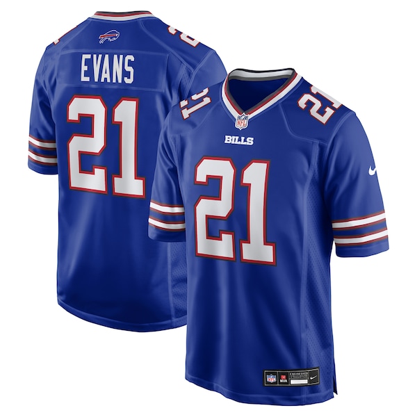 Darrynton Evans Buffalo Bills Nike Team Game Jersey -  Royal