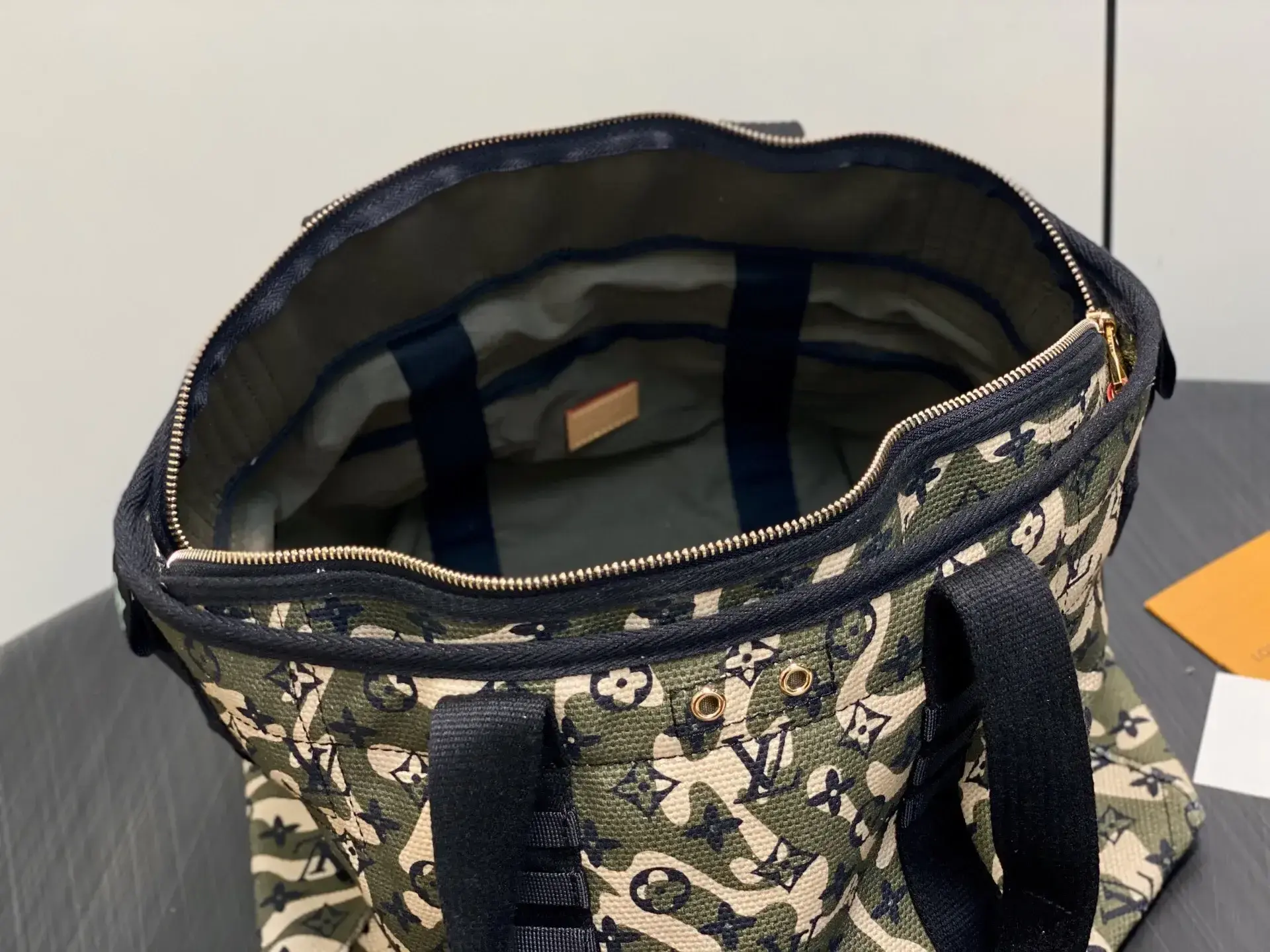 Louis Vuitton Canvas and Leather Tote Bag product photo from LabelPicks