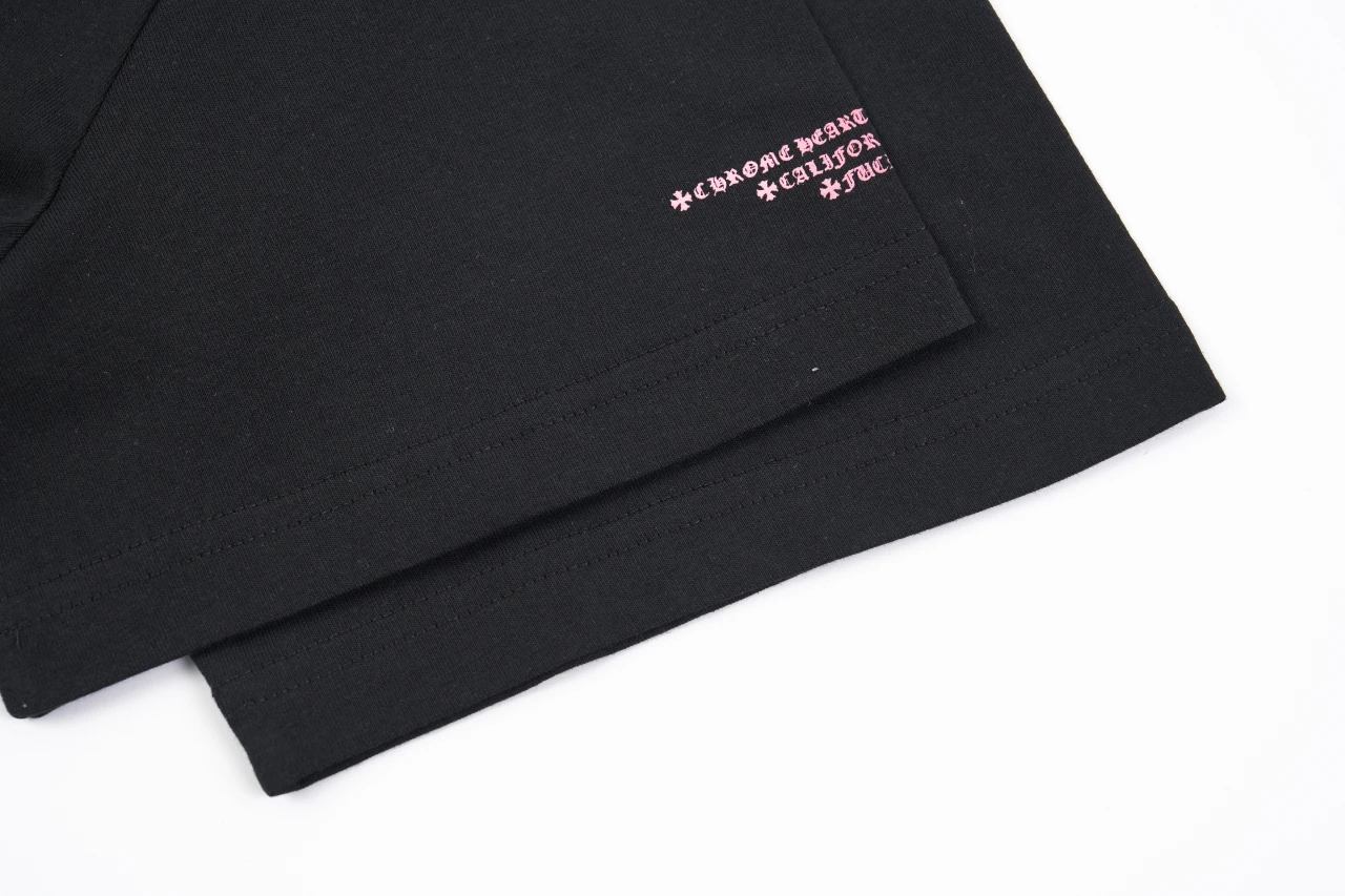 Chrome Hearts Black Vertical Sanskrit Cross T-Shirt product photo from LabelPicks