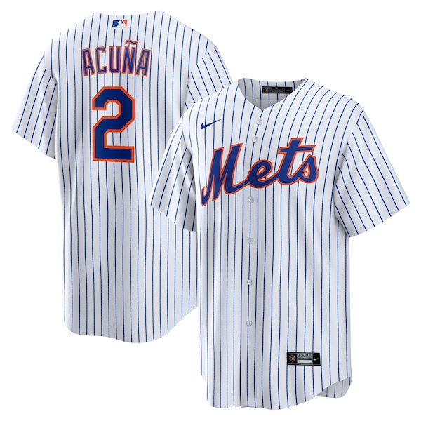 Luisangel Acuña New York Mets Nike Home Replica Player Jersey - White