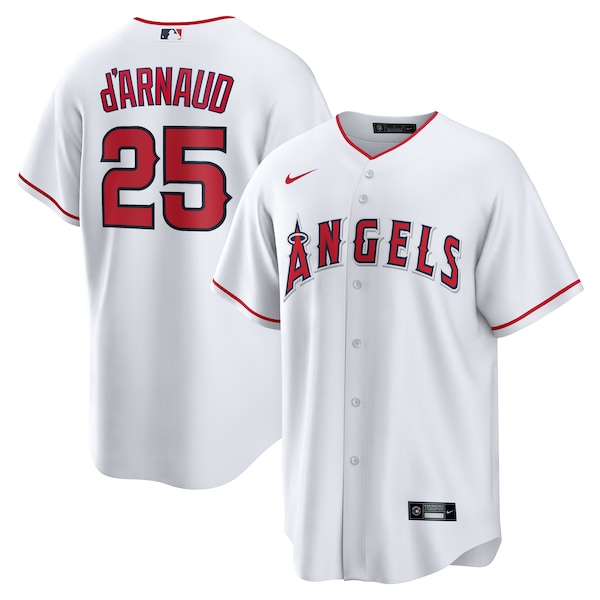 Travis d'Arnaud Los Angeles Angels Nike Home Replica Jersey - White