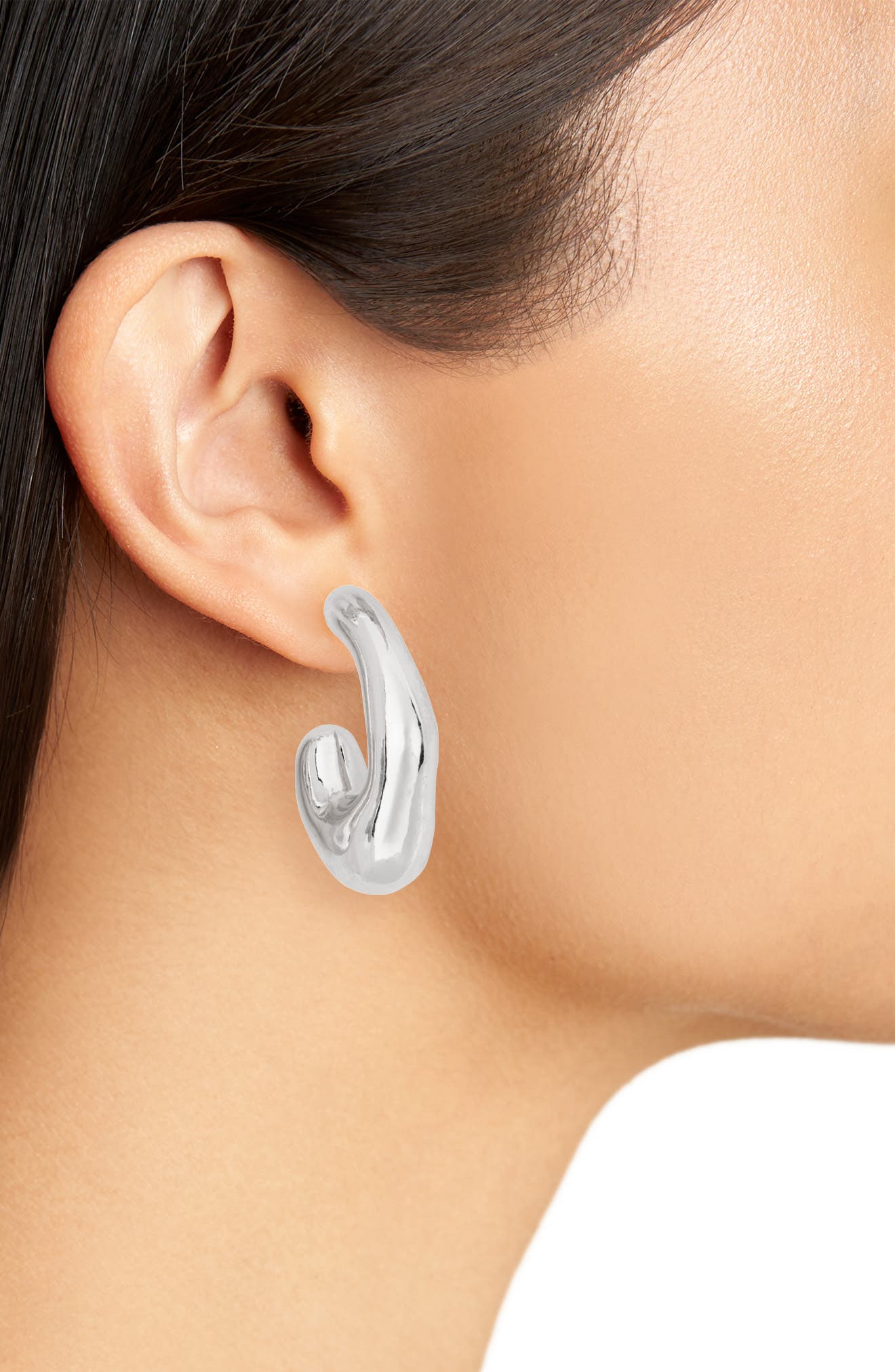 Tasha Set of 3 Twirl Hoop Earrings