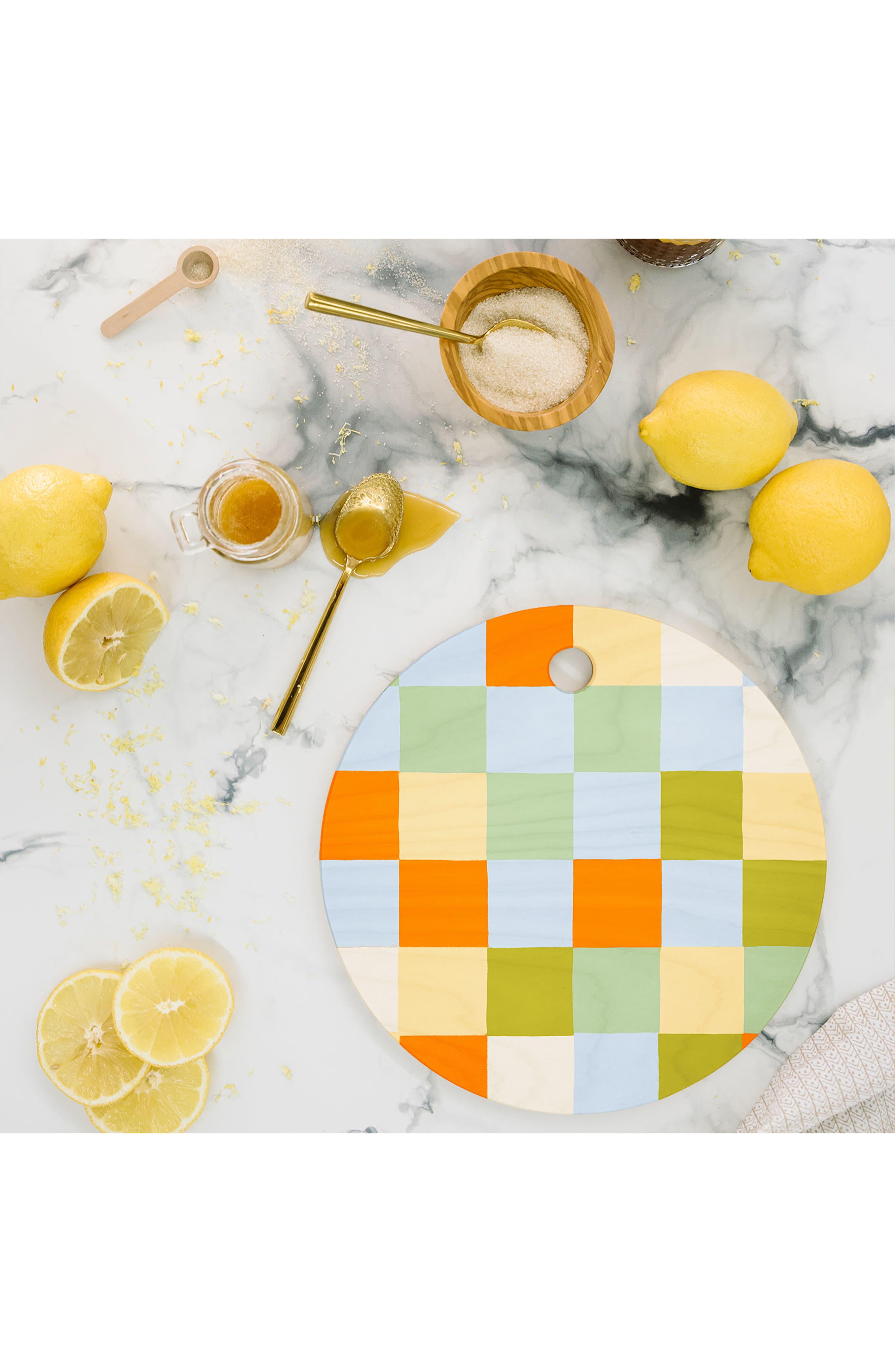 Deny Designs Tiles III Checkered Cutting Board