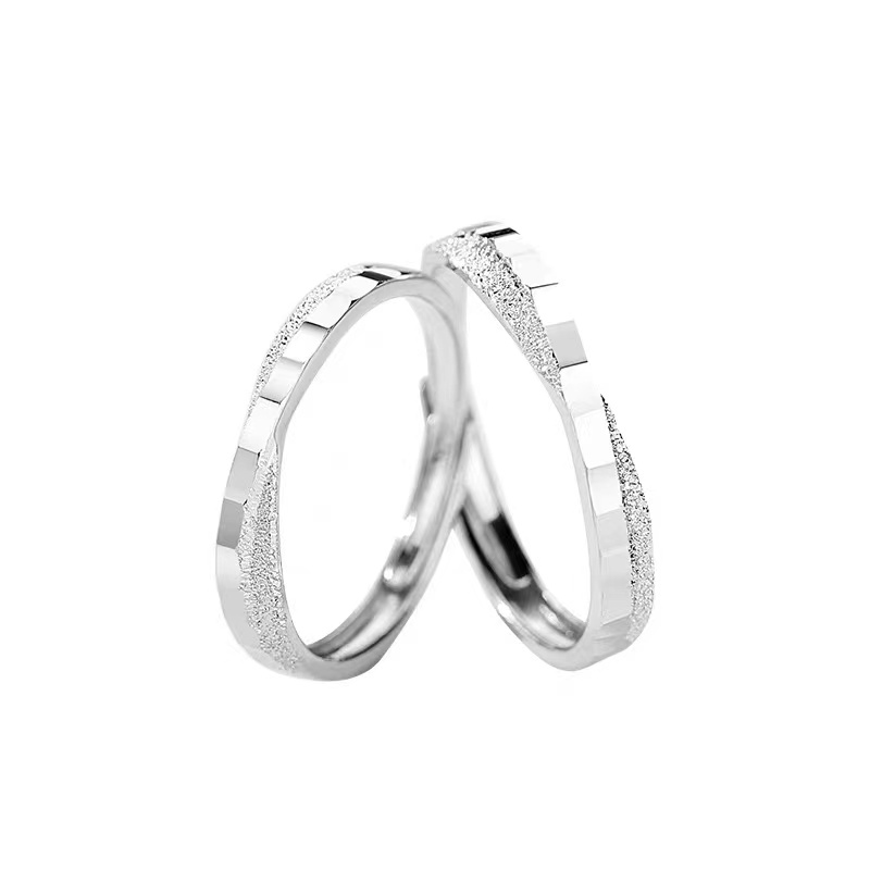 Niche Couple's Ring Original Design Live Ring Simple Couple Gifts