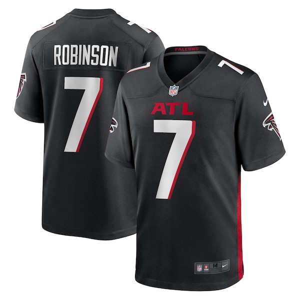Bijan Robinson Atlanta Falcons Nike Youth Game Jersey - Black