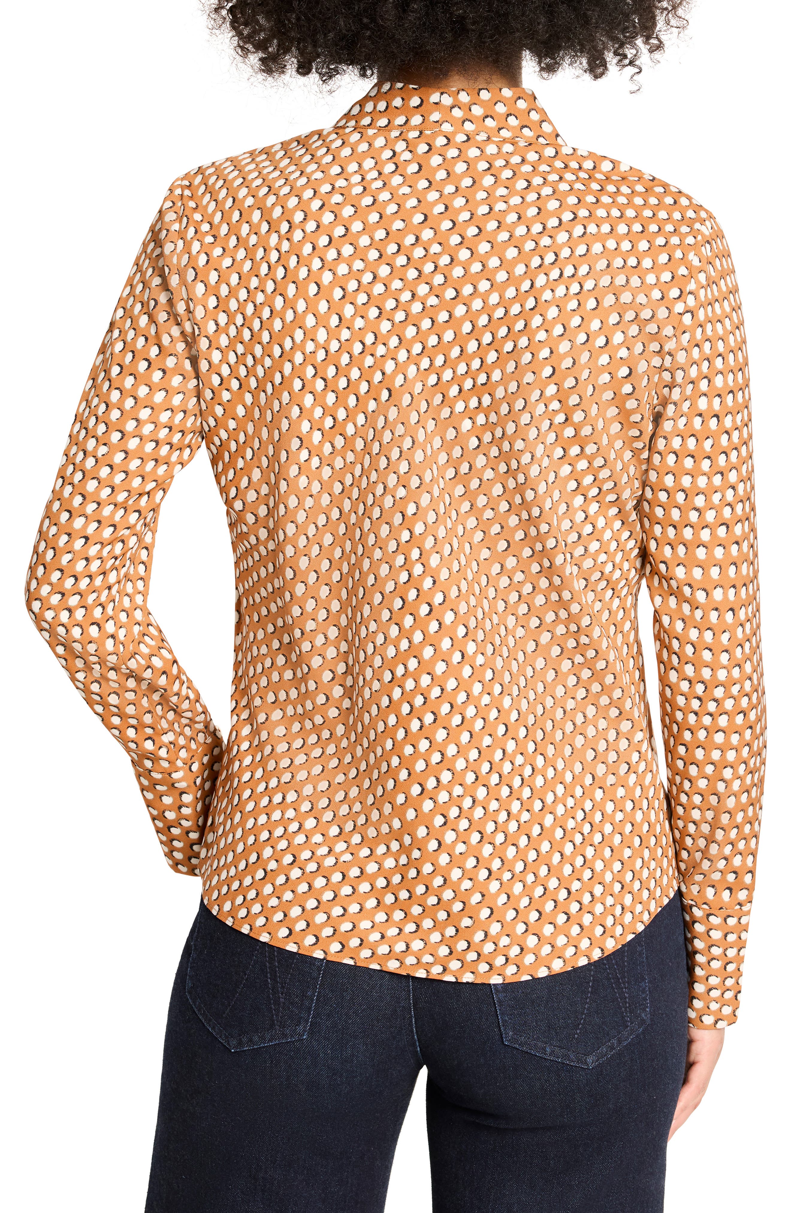 NIC+ZOE Shadow Dot Long Sleeve Top