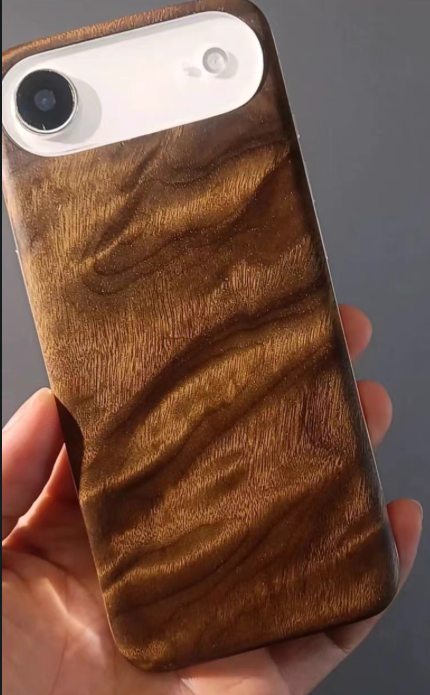 iPhone 17 Air / 17 Pro Max bamboo / Walnut / Cherry wood Case - GreshamTech