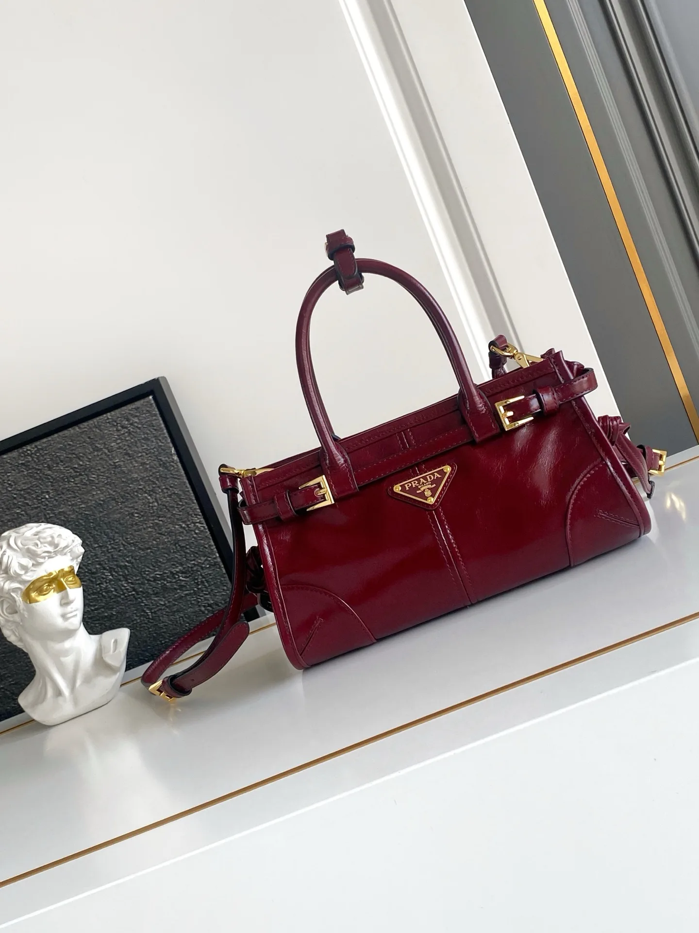 Prada Polished Top Handle Bag product photo from LabelPicks