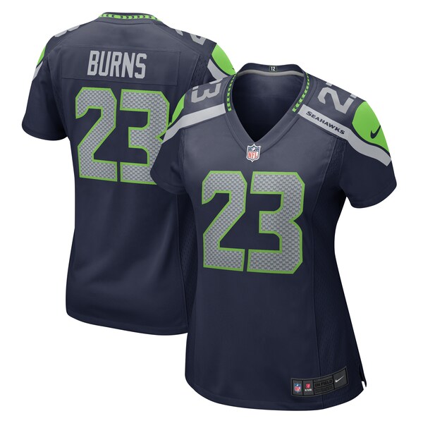 Artie Burns Seattle Seahawks Nike Women's  Game Jersey - College Navy