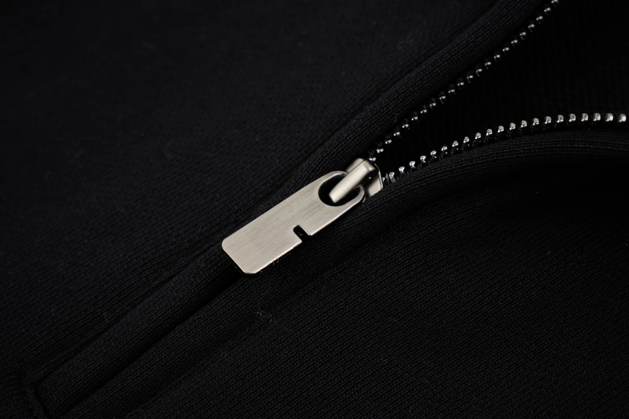 Burberry Black Check Collar Wool Blend Sweatshirt product photo from LabelPicks