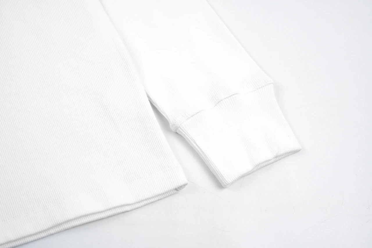 LOEWE White Ribbed Anagram Long Sleeve Top product photo from LabelPicks