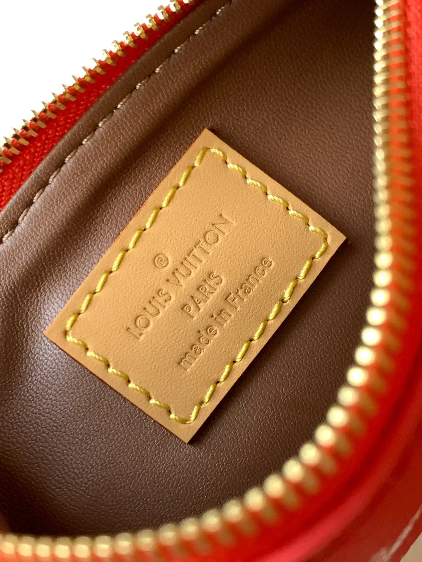 Louis Vuitton Red Calfskin Top Handle Bag product photo from LabelPicks