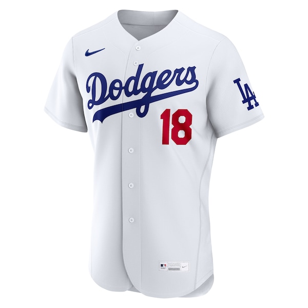 Yoshinobu Yamamoto Los Angeles Dodgers Nike Home Authentic Jersey - White