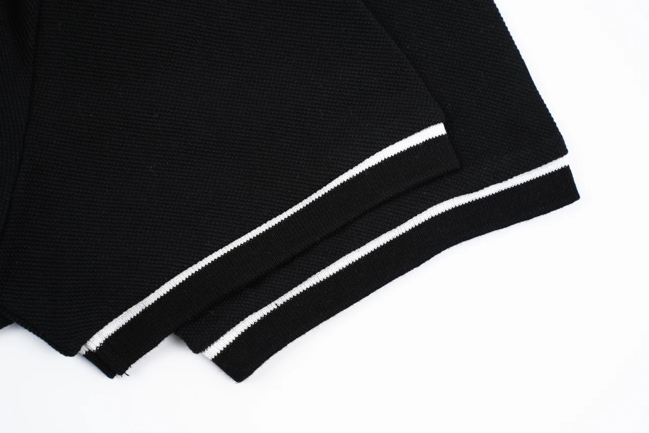 CELINE Black Triomphe Embroidered Polo Shirt product photo from LabelPicks