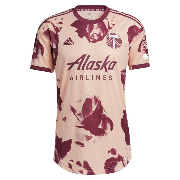 Eryk Williamson Portland Timbers adidas 2024 Heritage Rose Kit Authentic Player Jersey - Pink