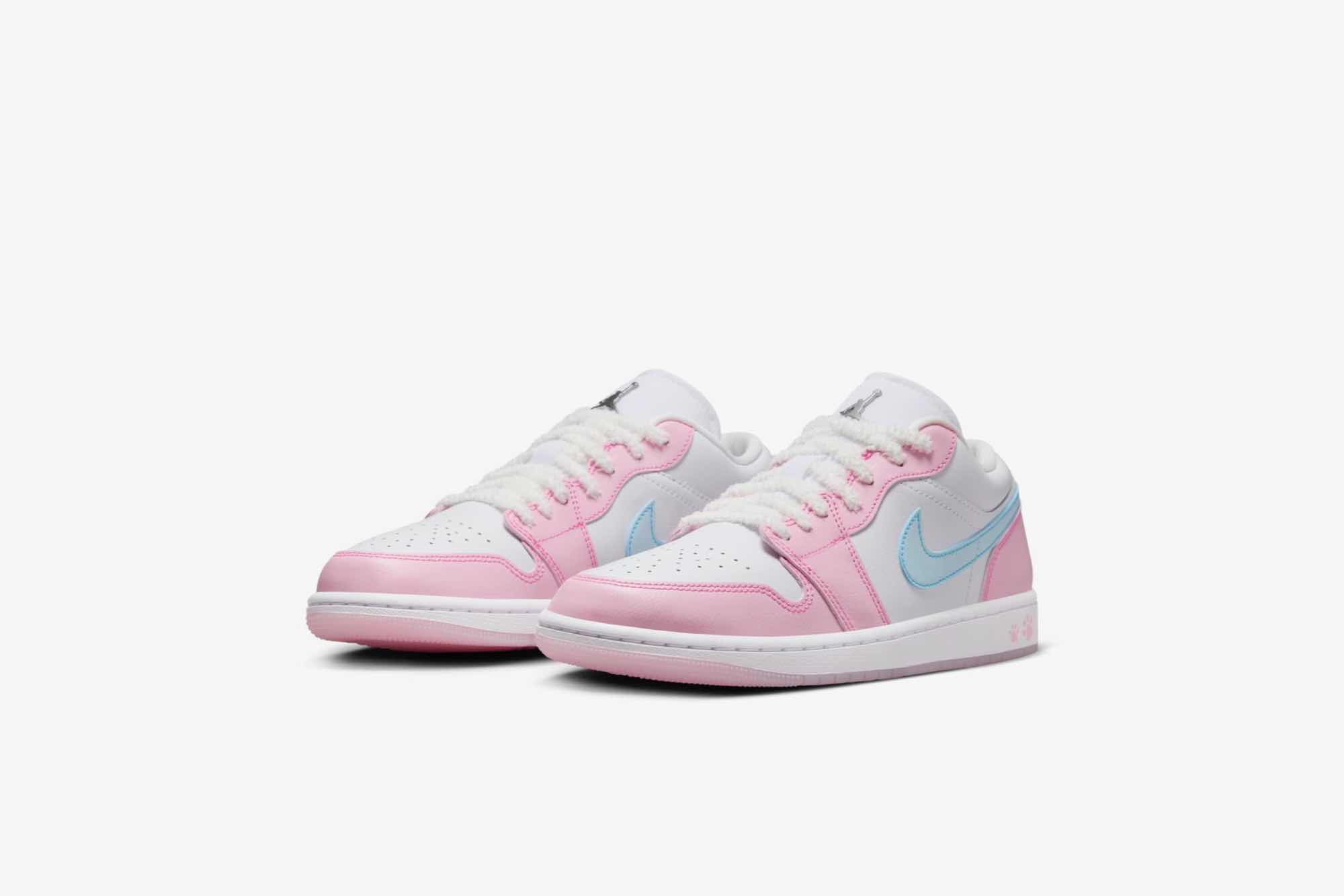 Air Jordan 1 Low SE ‘Paw Print Pink Foam’ HM3706-141