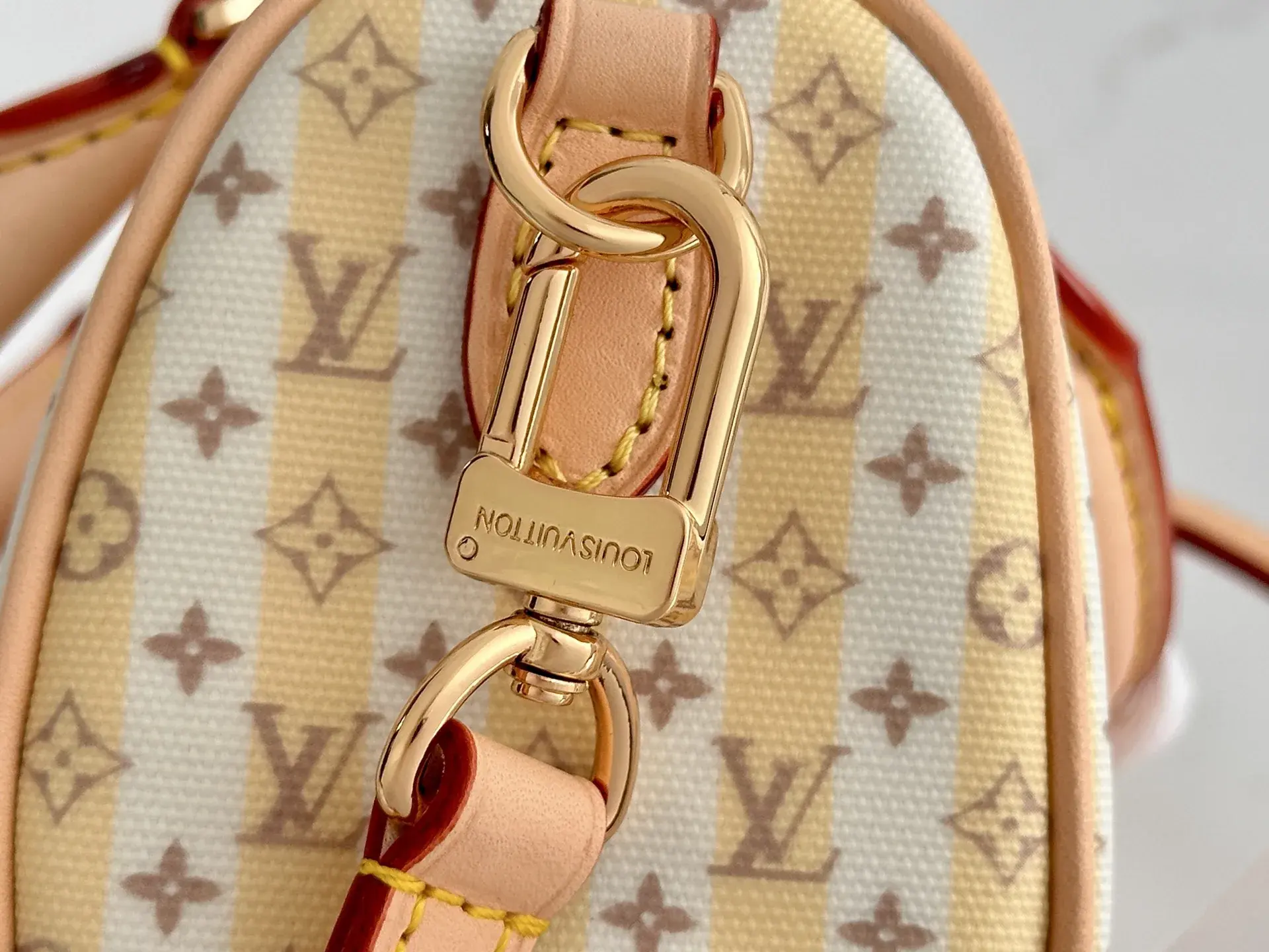 Louis Vuitton White Speedy Monogram Canvas Top Handle Bag product photo from LabelPicks