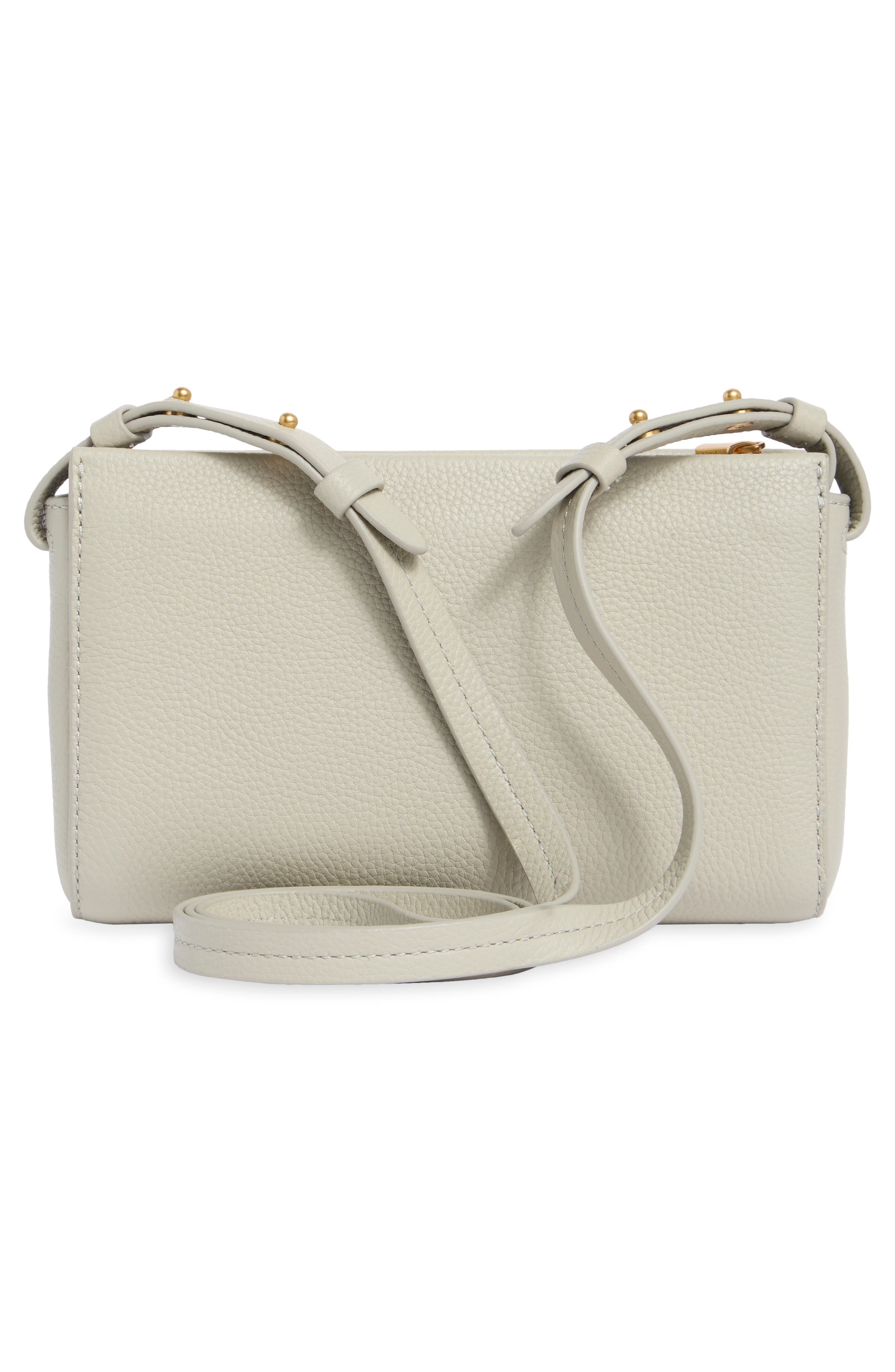 Vince Smyrna Pebble Leather Wallet on Strap