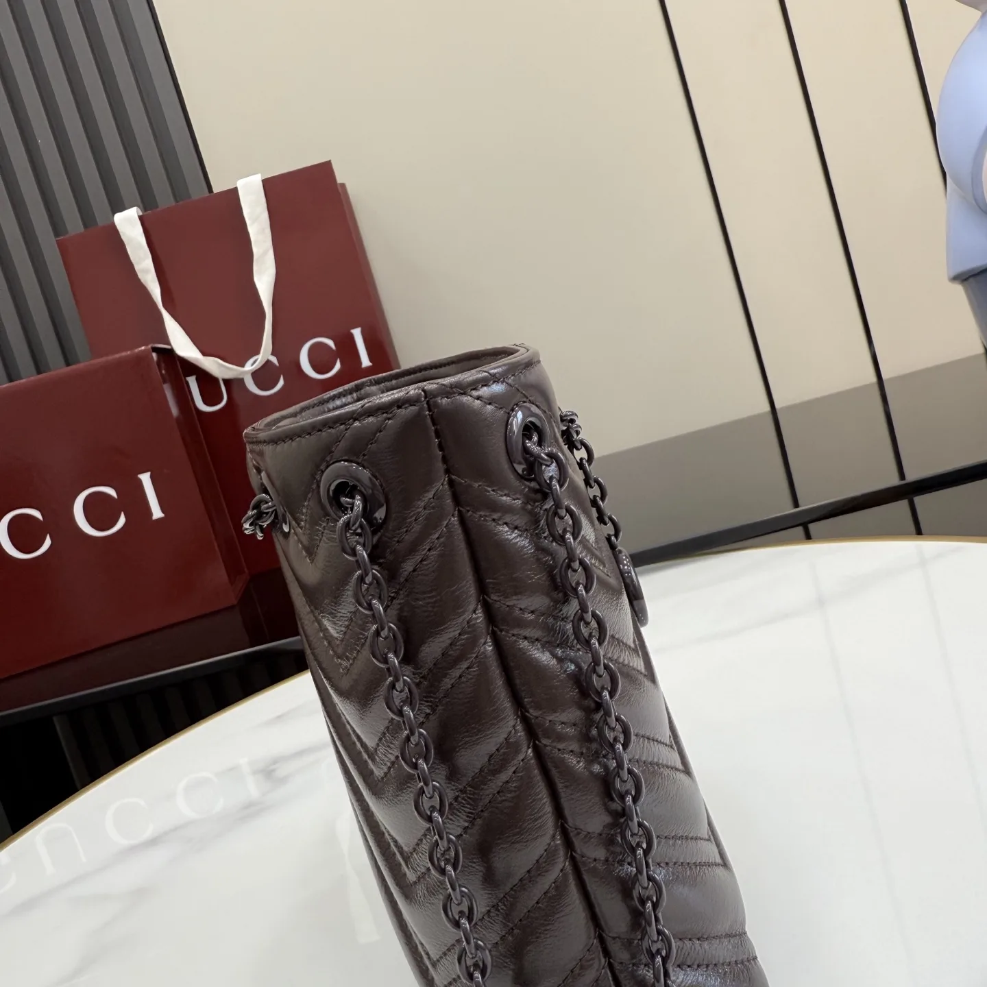 Gucci Marmont GG Supreme Canvas Bucket Bag product photo from LabelPicks