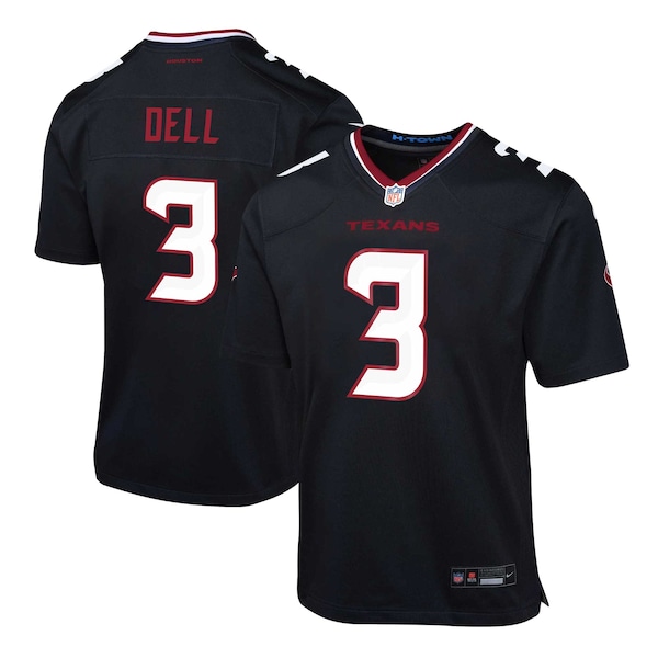 Tank Dell Houston Texans Nike Youth Alternate Game Jersey - Navy
