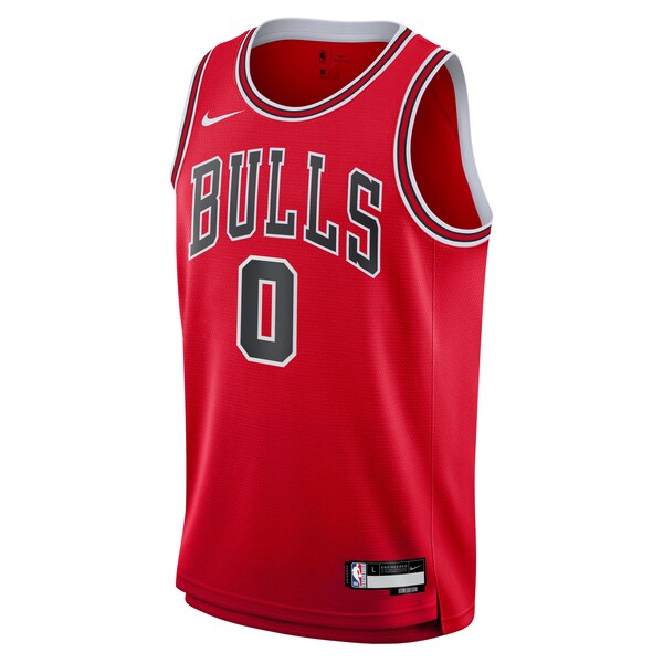 Coby White Chicago Bulls Youth Swingman Jersey - Red - Icon Edition