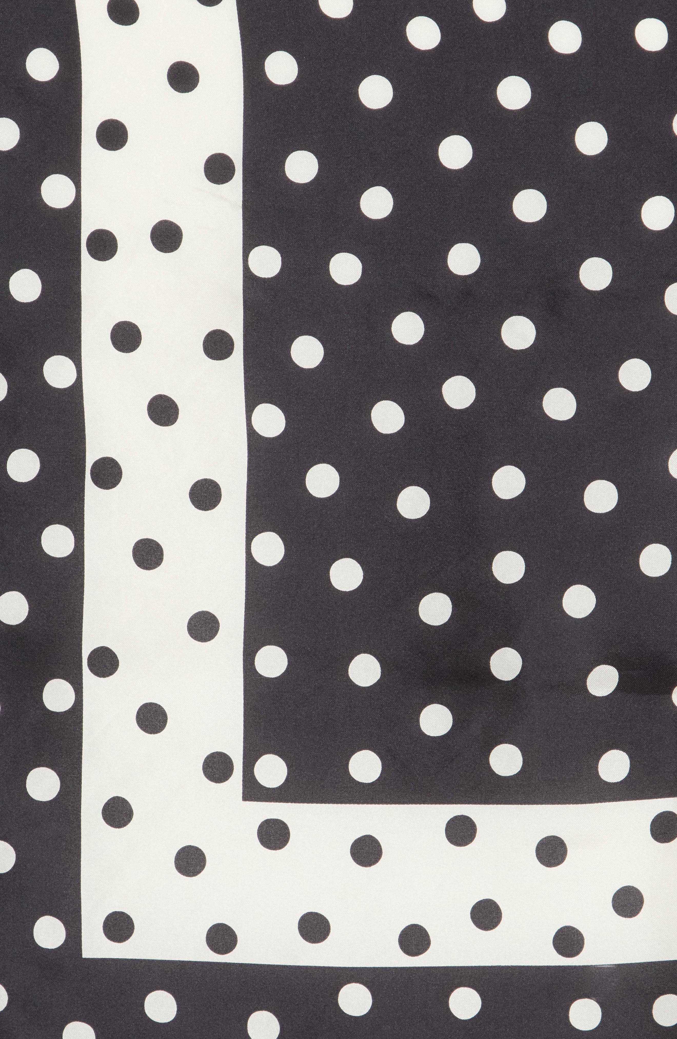 Kate Spade New York springtime dot silk square scarf