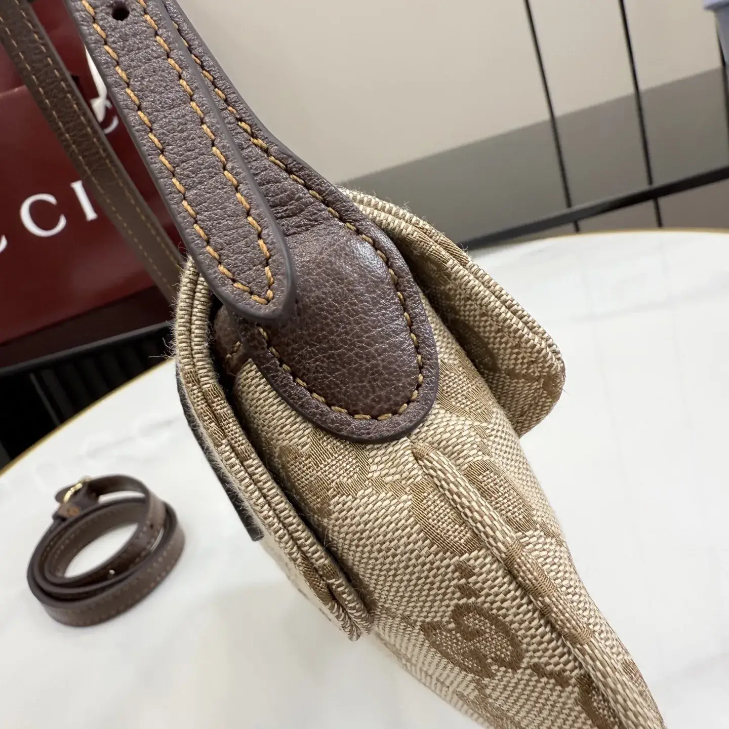Gucci Jackie Brown Quilted Leather Shoulder Bag product photo from LabelPicks