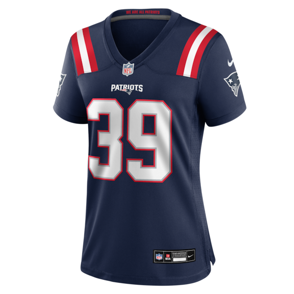 Tyron Herring New England Patriots Nike Women's Team Game Jersey -  Navy