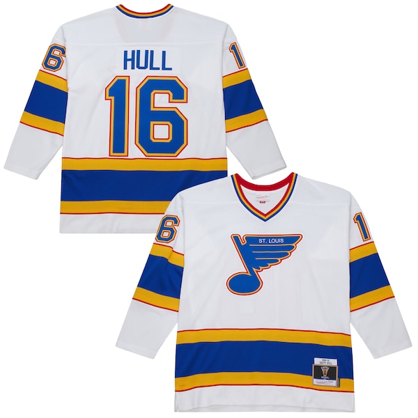 Brett Hull St. Louis Blues  1990-91 Power Play Jersey - White