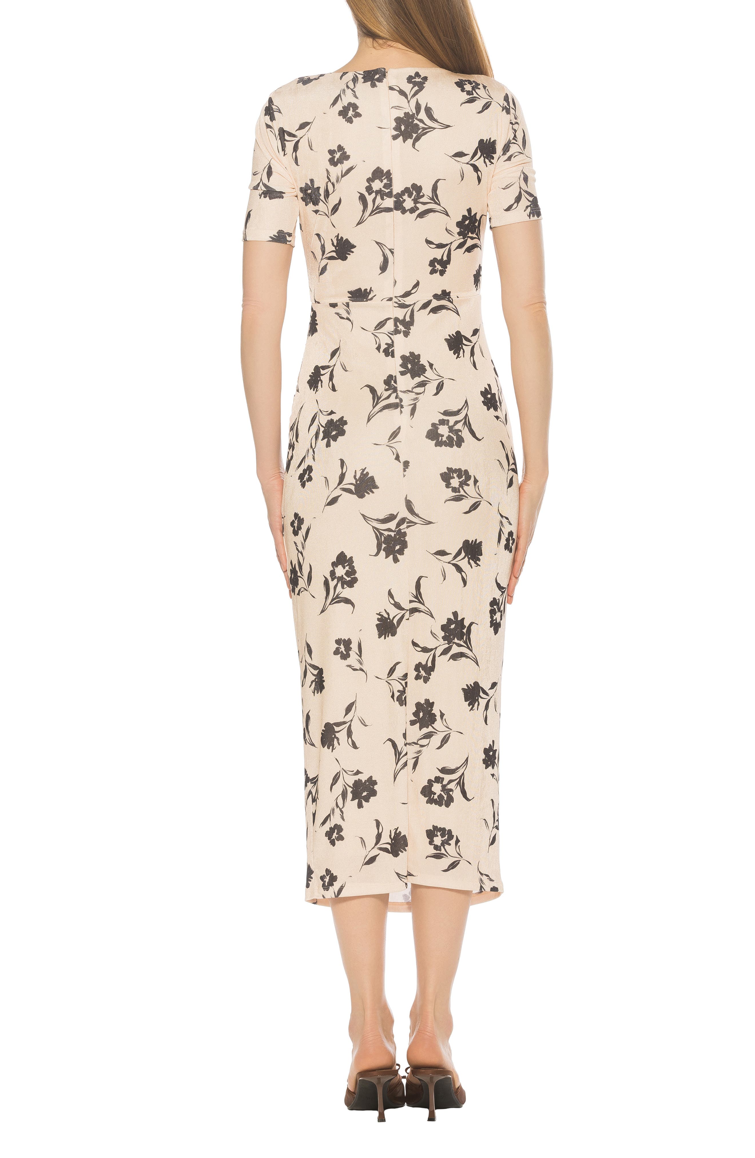 Alexia Admor Thoren Drapped Dress