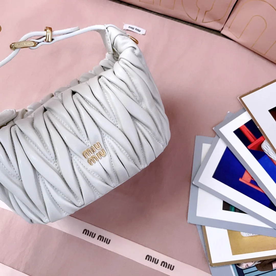 Miu Miu Matelasse Satin Shoulder Bag product photo from LabelPicks