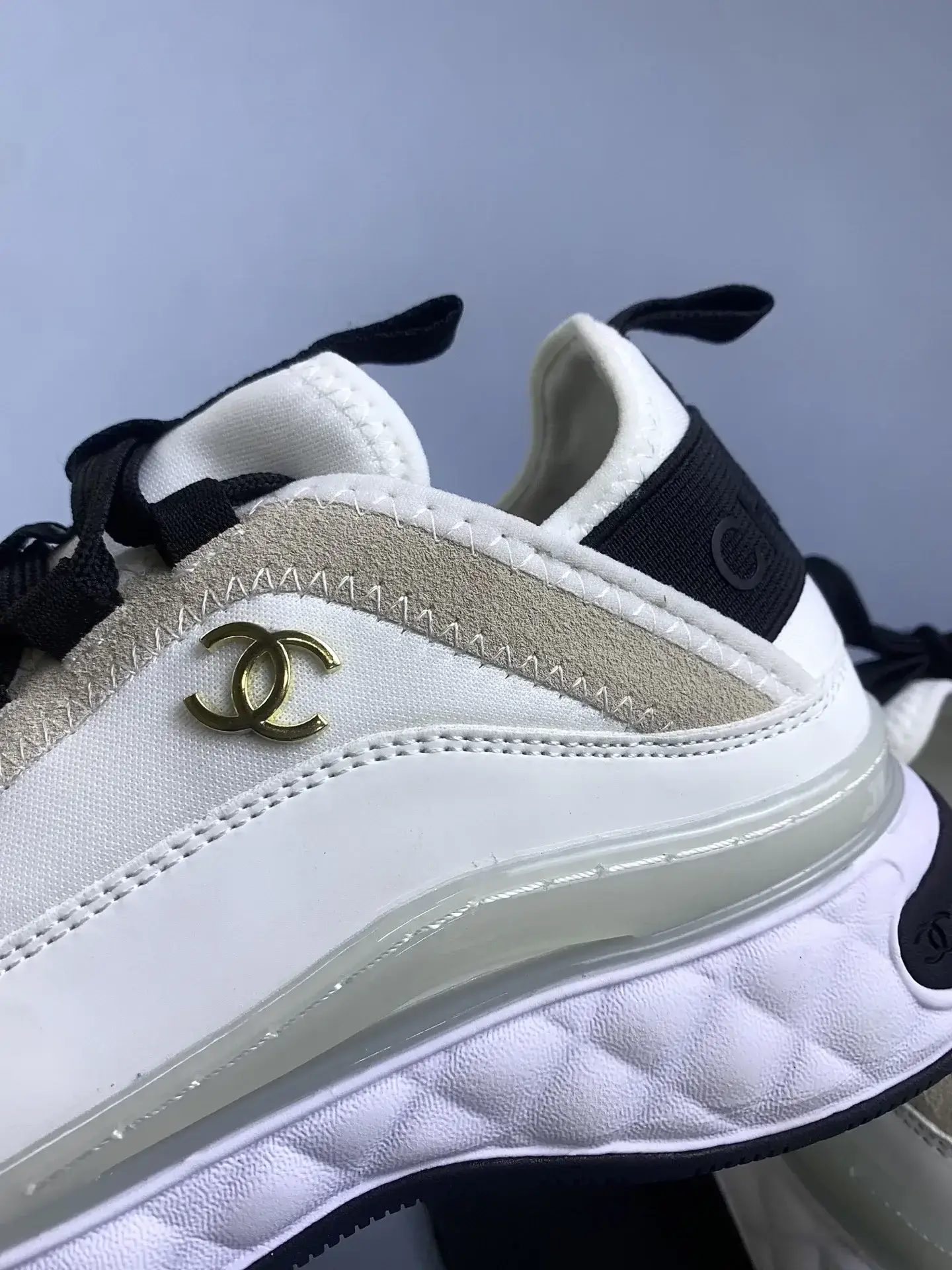 CHANEL Sneakers Velvet Calfskin & Mixed Fibers product photo from LabelPicks