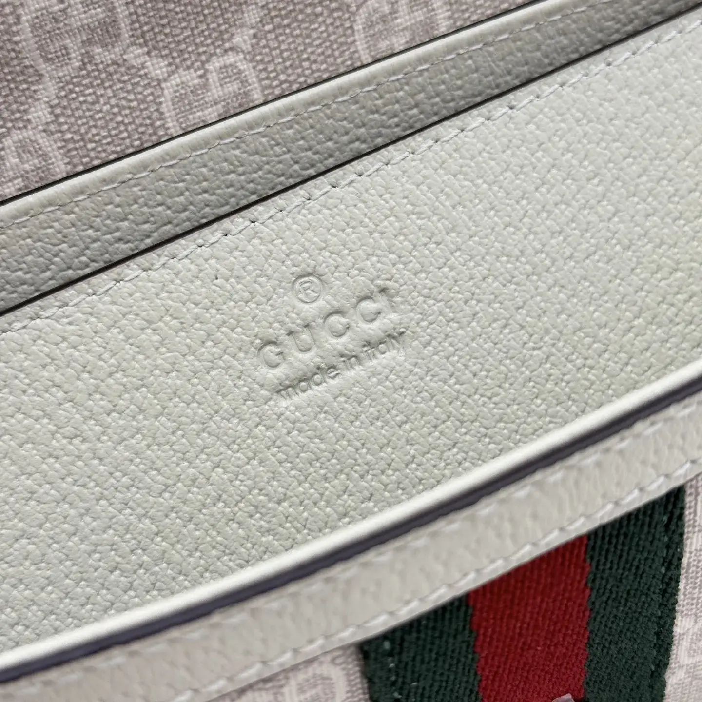 Gucci Ophidia White GG Supreme Canvas Crossbody Bag product photo from LabelPicks