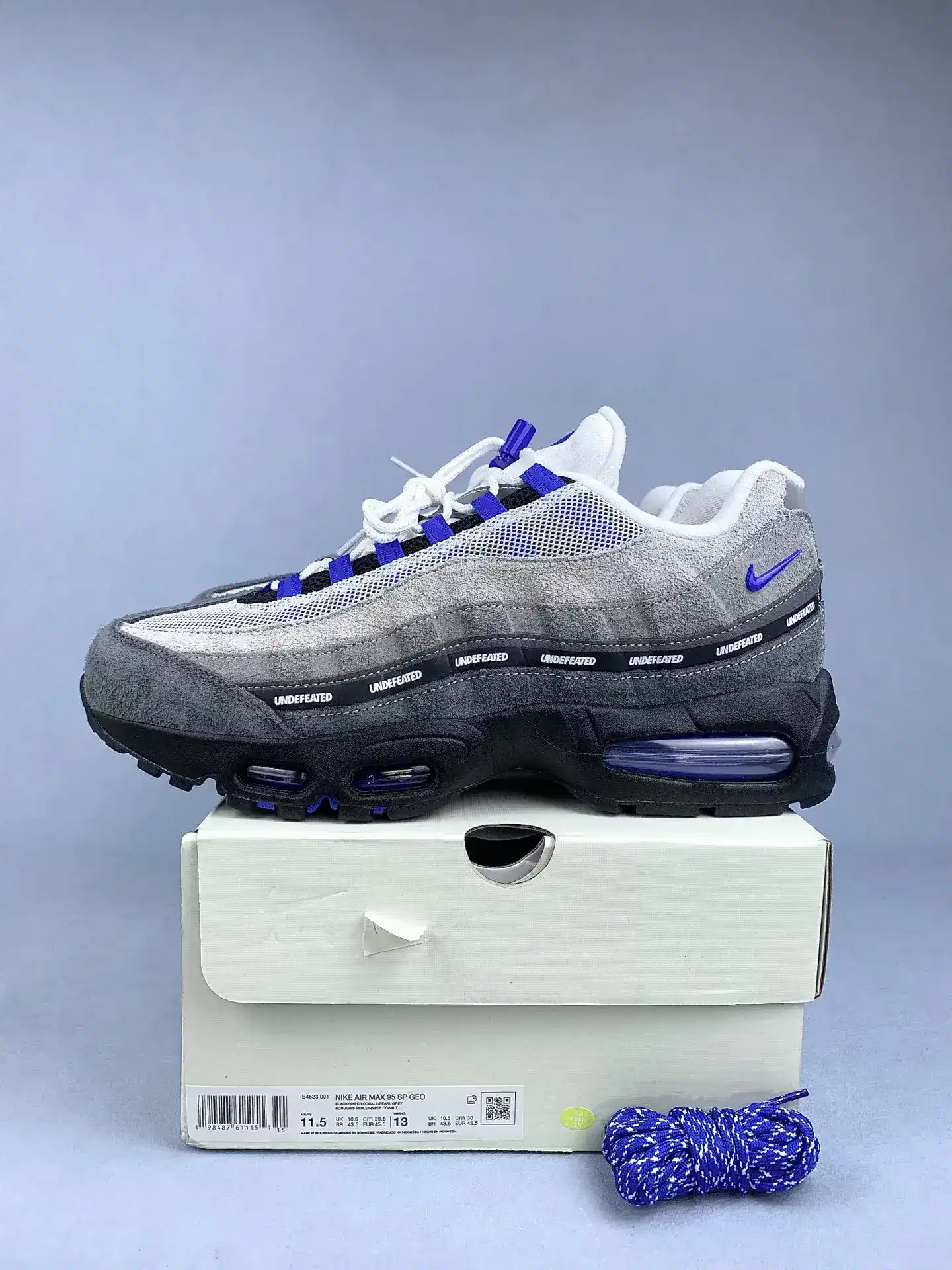 Undefeated x Nike Air Max 95 SP Geo 'Birmingham Concord' Shoes product photo from LabelPicks