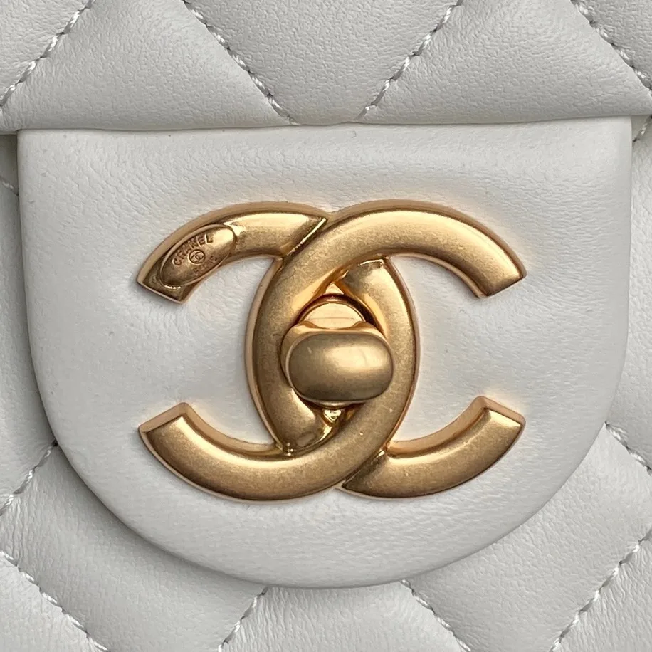 Chanel Gold Classic Flap Lambskin Shoulder Bag product photo from LabelPicks
