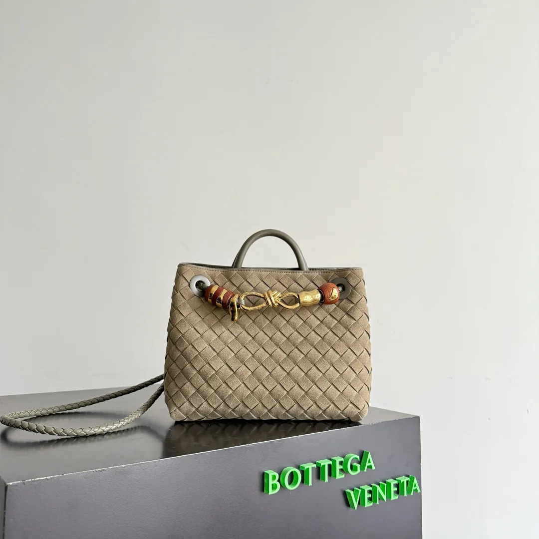 Bottega Veneta Andiamo Intrecciato Woven Leather Top Handle Bag product photo from LabelPicks