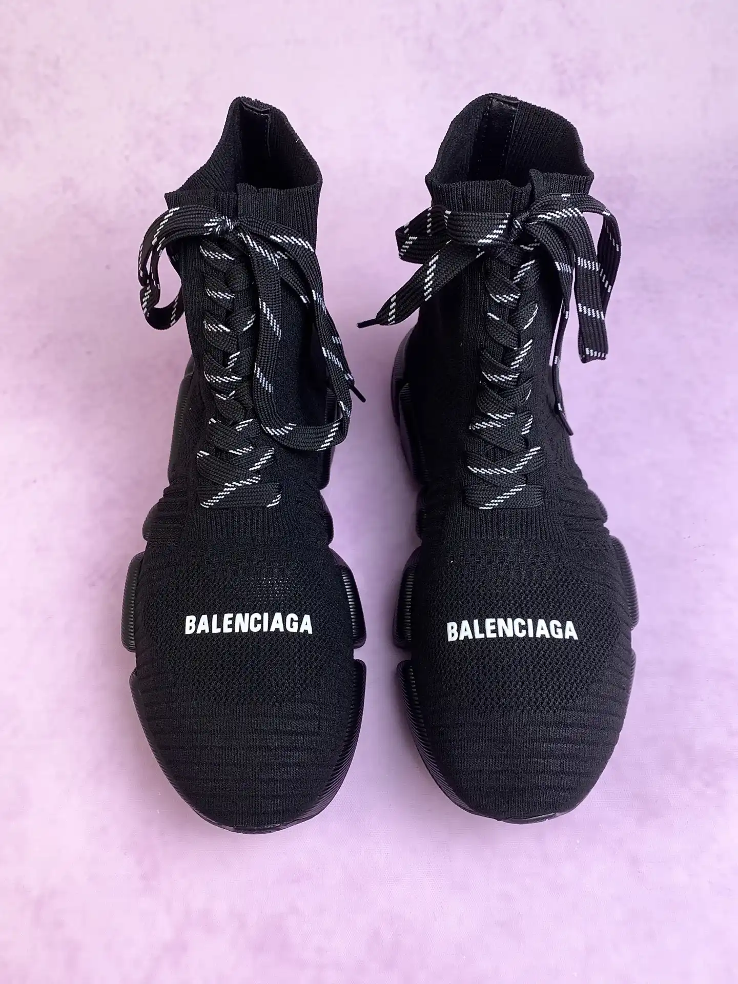 Balenciaga Speed 2.0 Lace-Up Sneaker in Black product photo from LabelPicks