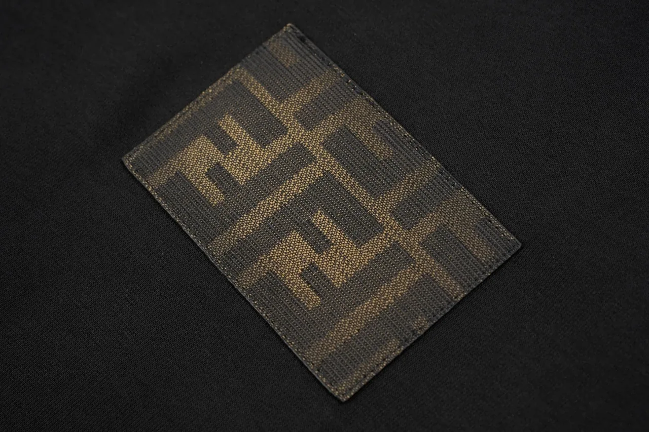 Fendi Black FF Chest Patch Crewneck Sweatshirt product photo from LabelPicks