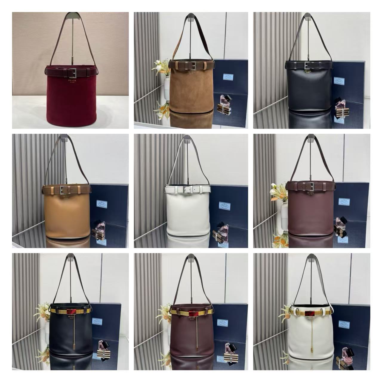 PRADA Buckle / Cowhide leather / 26.5CM