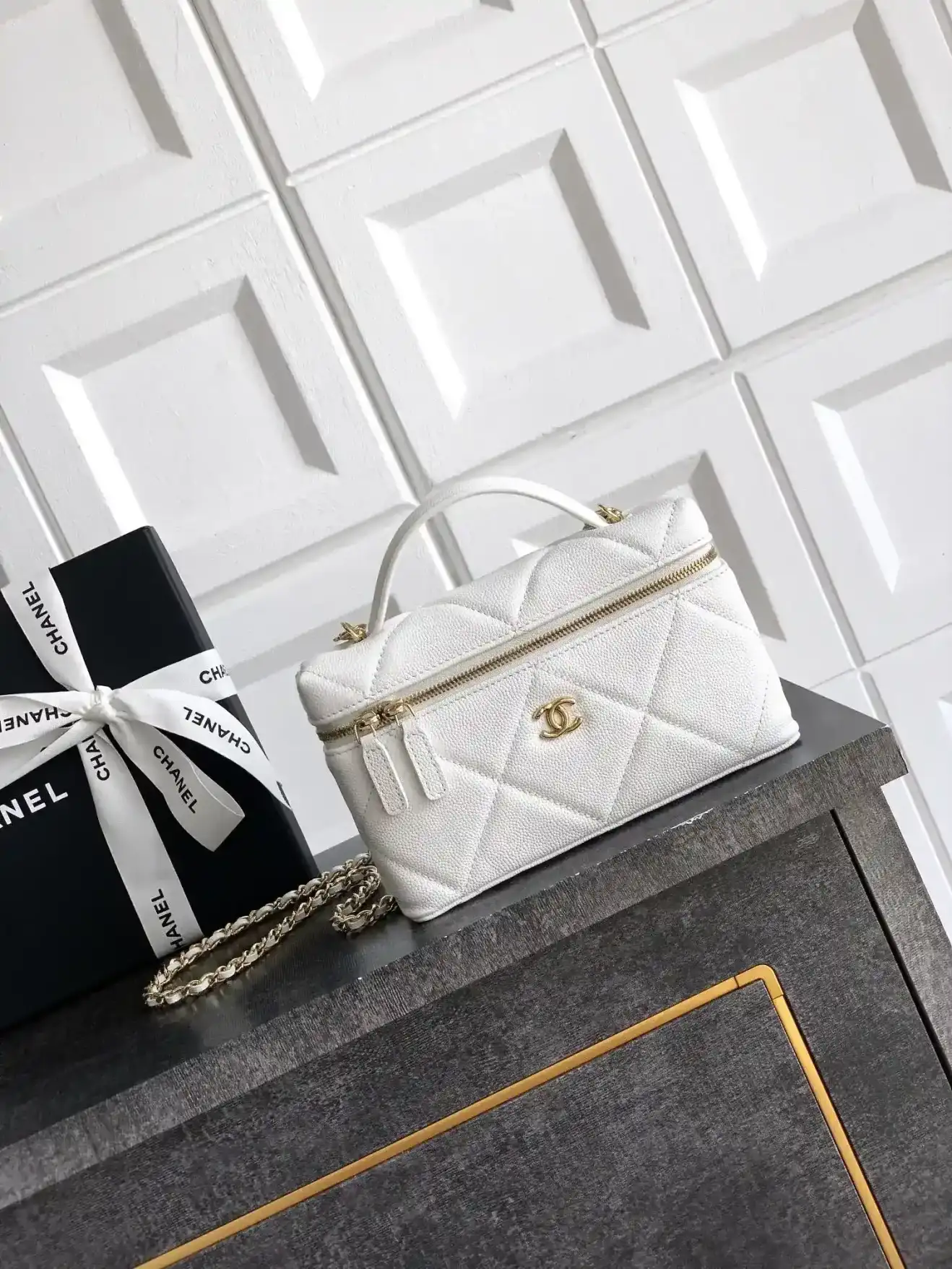 Chanel Quilted Leather Top Handle Bag product photo from LabelPicks