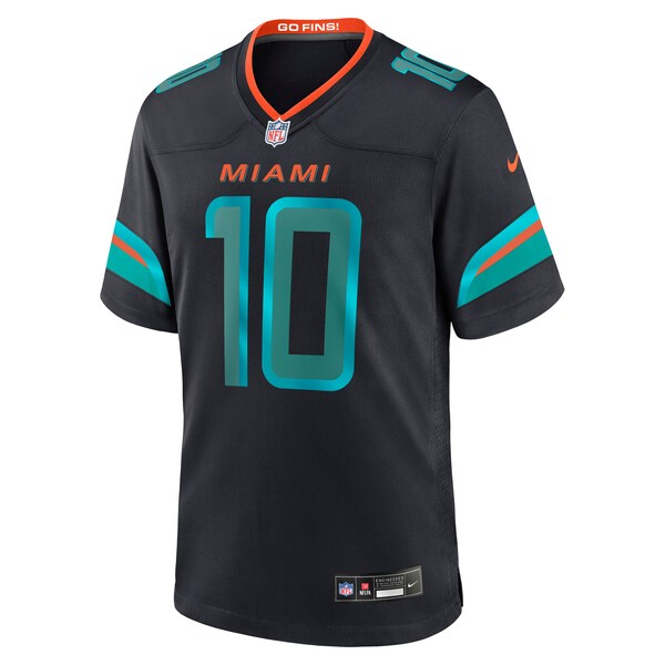 Tyreek Hill Miami Dolphins Nike 2025 Rivalries Collection Game Jersey - Pitch Blue