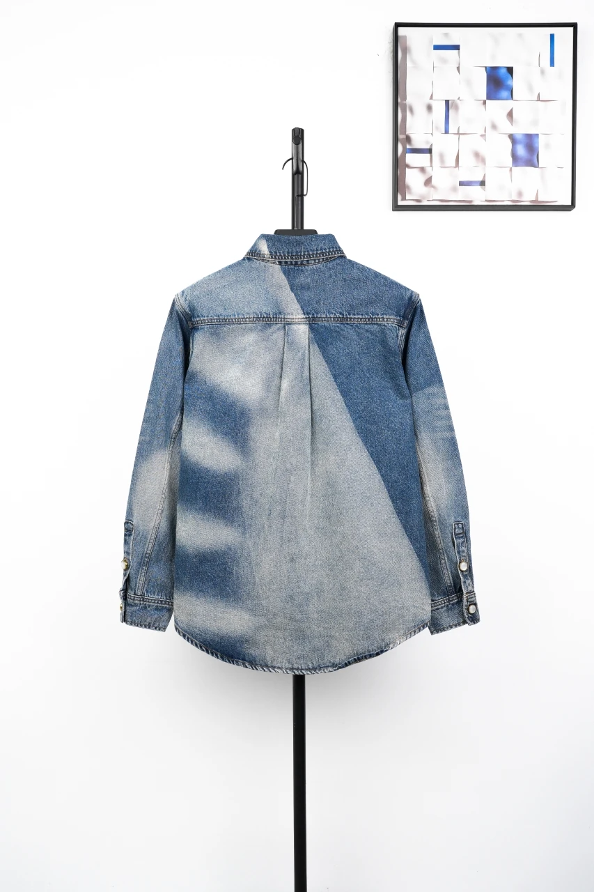 Louis Vuitton Sun Faded Washed Denim Jacket product photo from LabelPicks