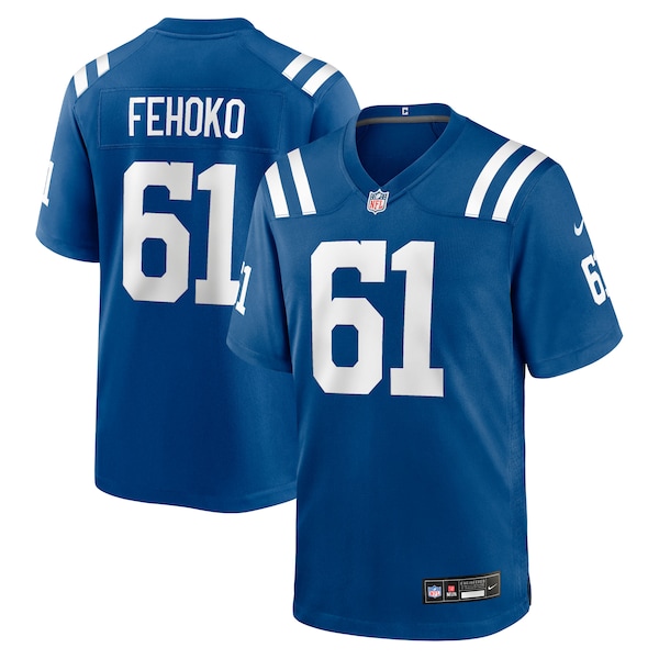 Viliami Fehoko Indianapolis Colts Nike Team Game Jersey -  Royal
