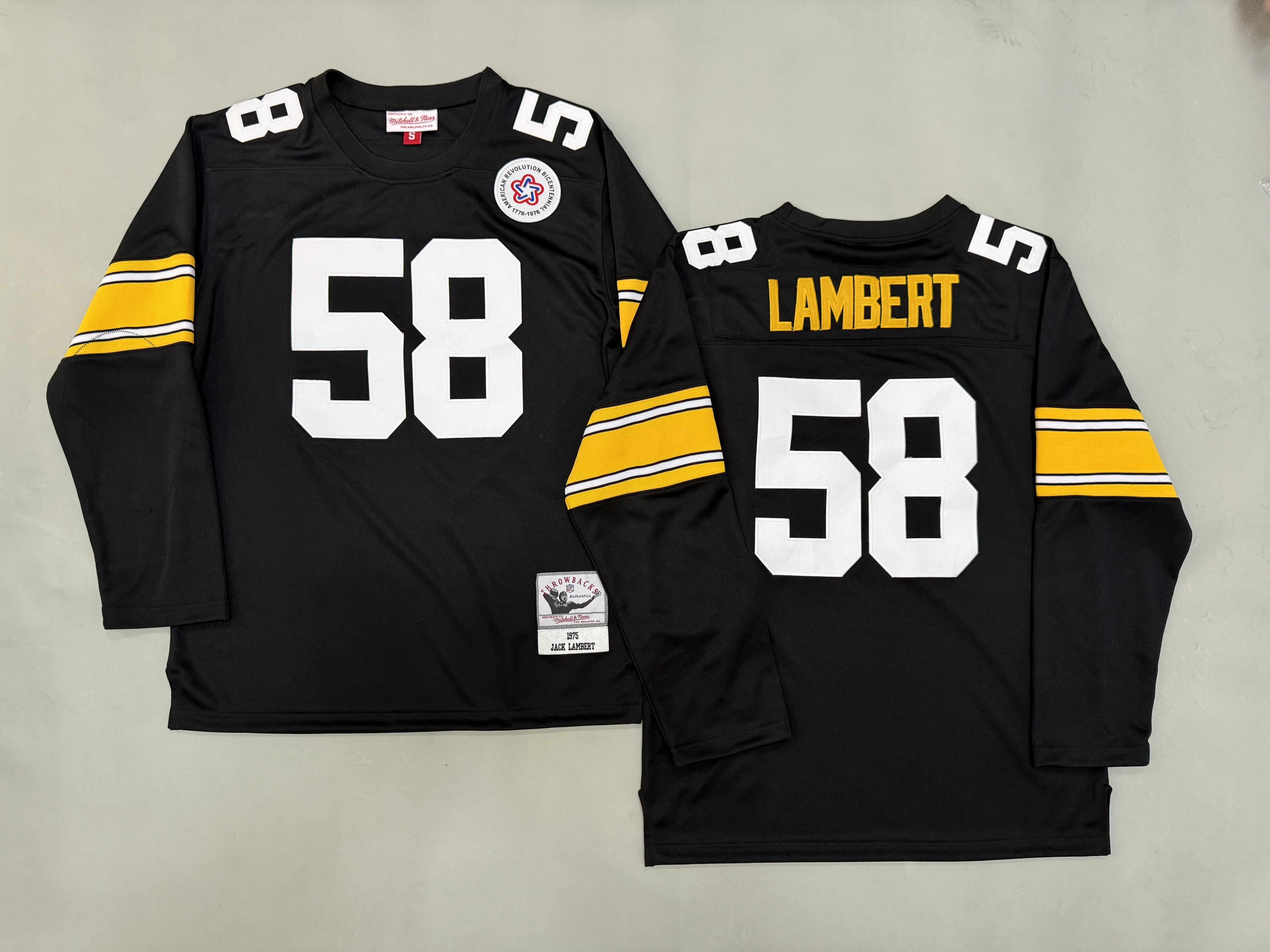 Jack Lambert Pittsburgh Steelers Authentic Throwback Retired Player Jersey