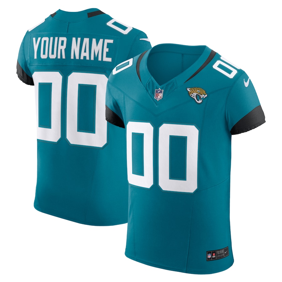 Jacksonville Jaguars Nike Vapor F.U.S.E. Elite Custom Jersey - Teal