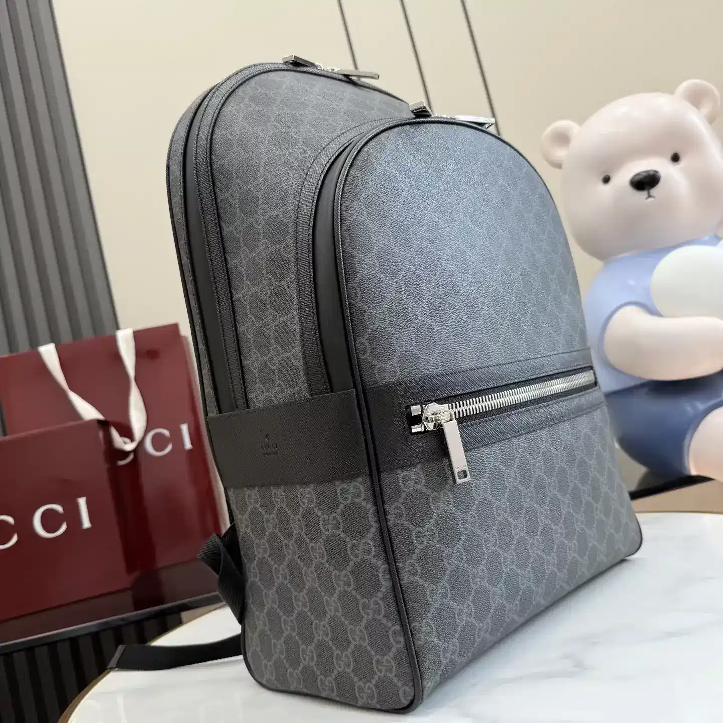 Gucci Black Nylon Backpack product photo from LabelPicks