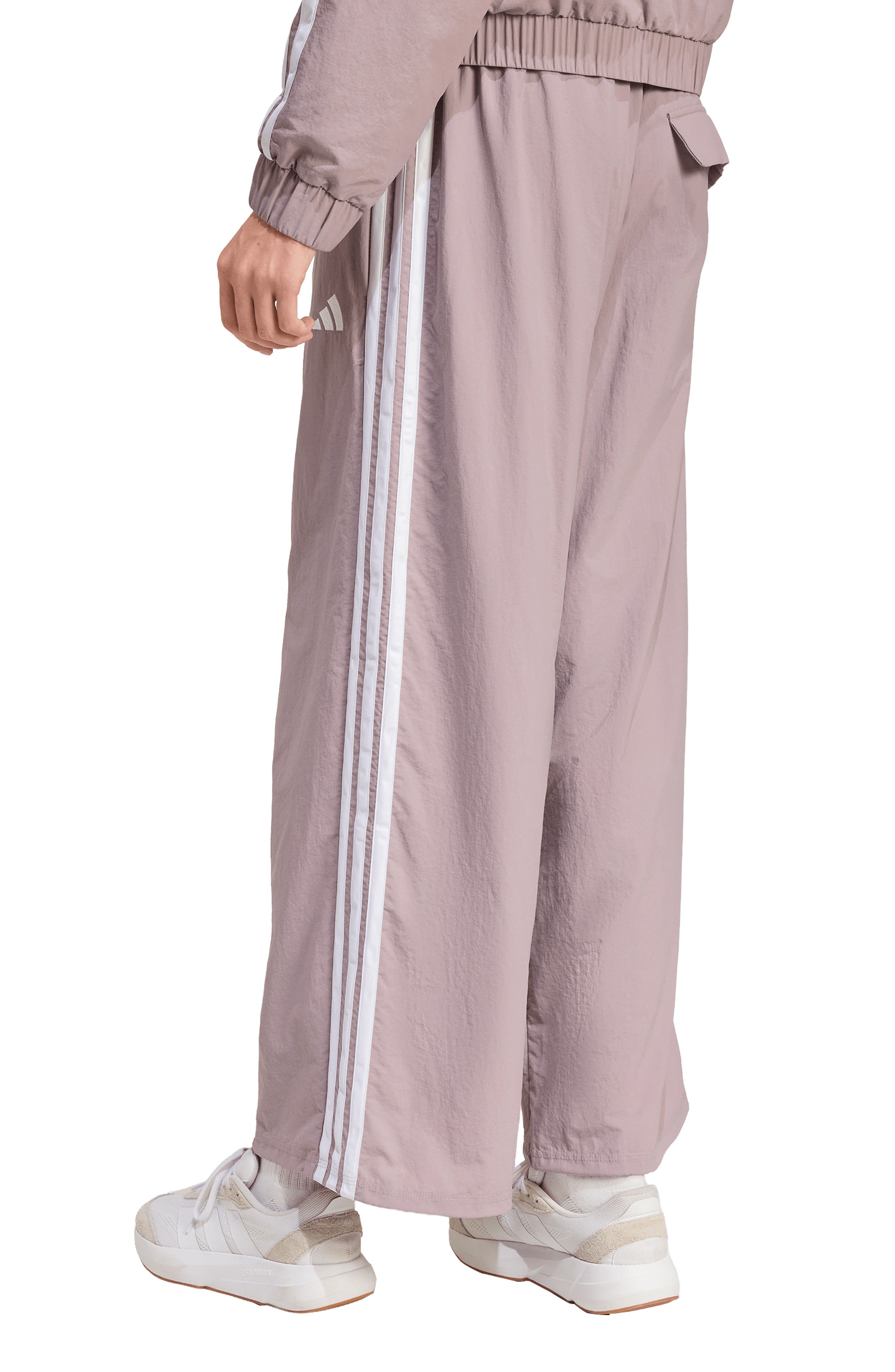 adidas 3-Stripe Wide Leg Track Pants