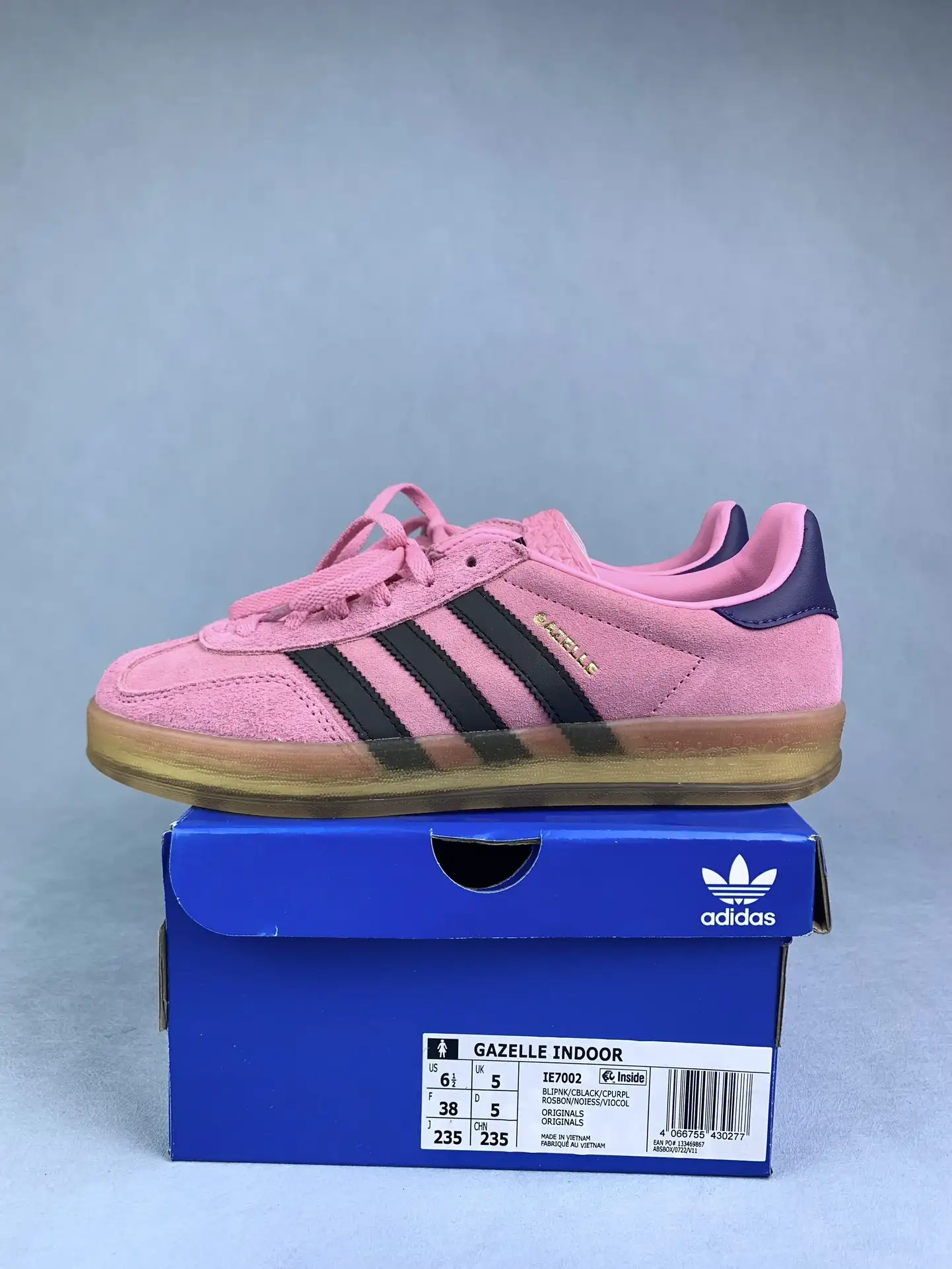 adidas Gazelle Indoor Bliss Pink Shoes product photo from LabelPicks