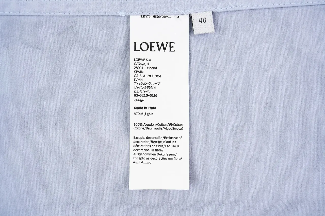 LOEWE Mist Blue Embroidered Hooded Jacket product photo from LabelPicks