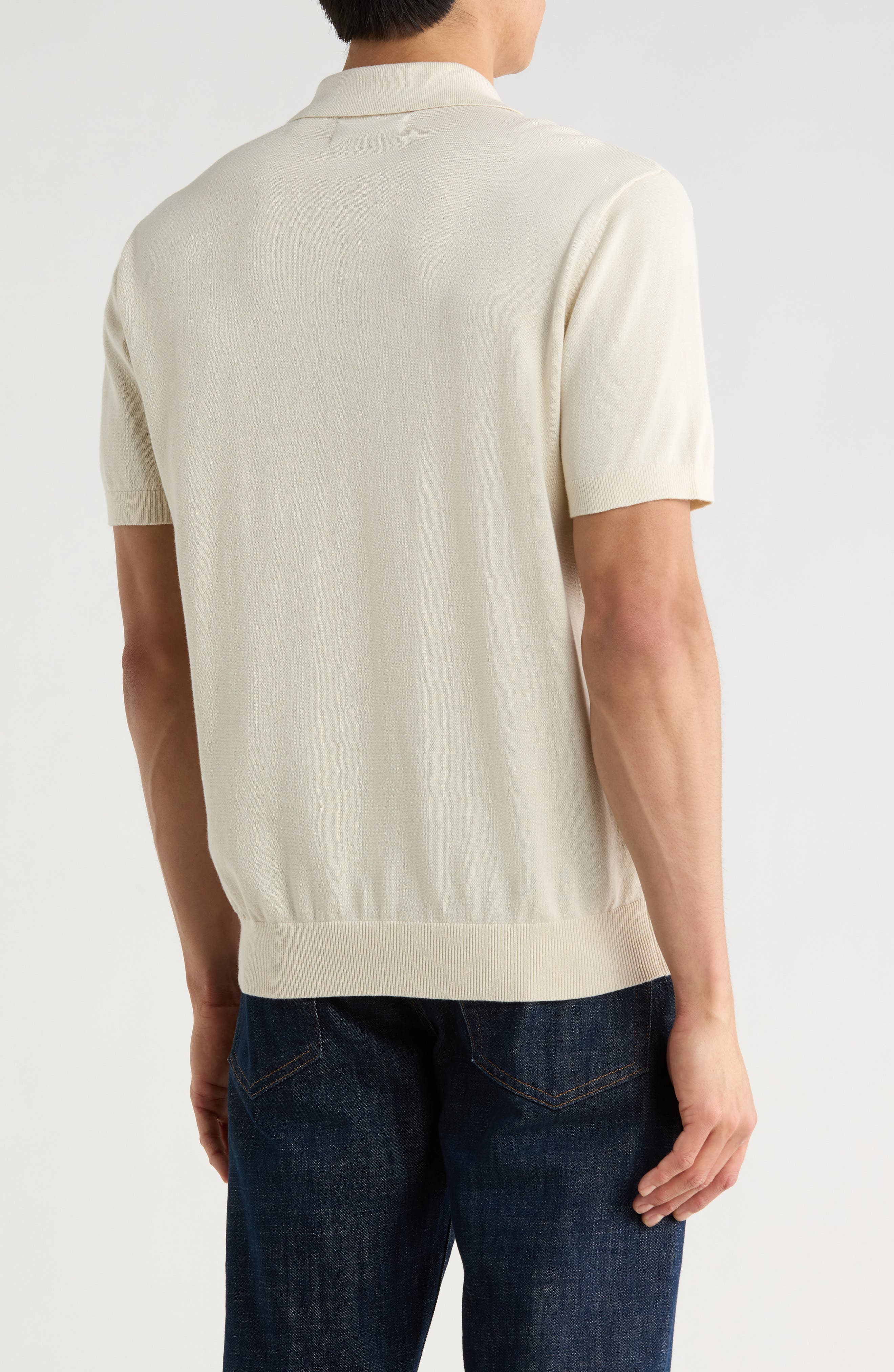 Original Penguin Honeycomb Textured Cotton Polo
